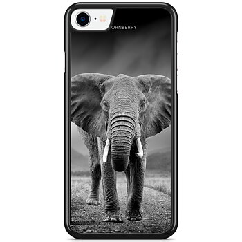 iPhone 8 / iPhone SE (2022/2020) Case - Black/White Elephant