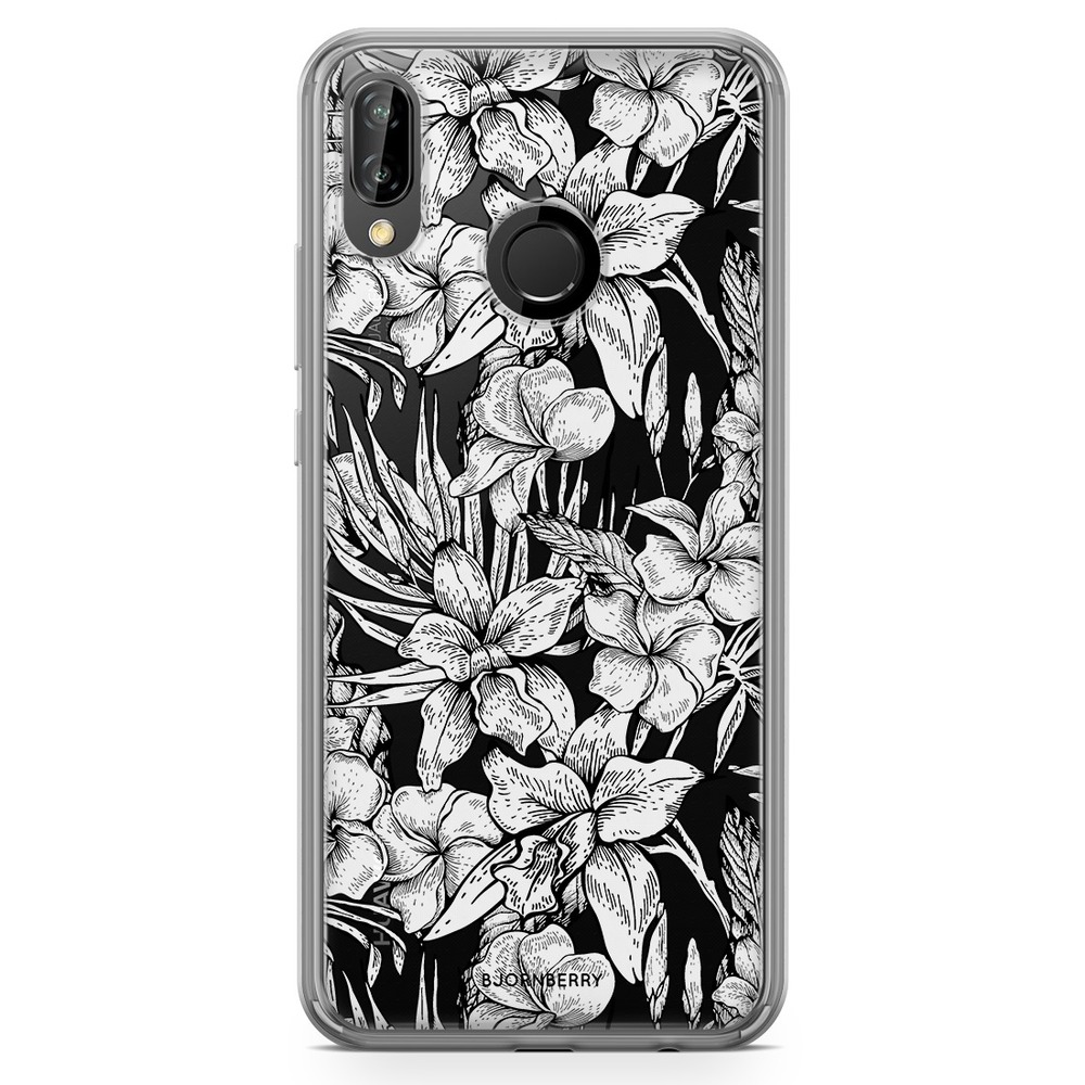 Huawei P20 Lite Fashion Skal - Exotiska Blommor