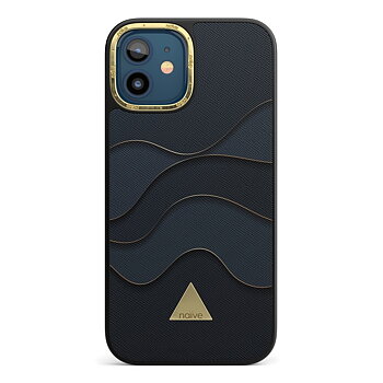 Naive iPhone 12 Mini Skal - Golden Waves