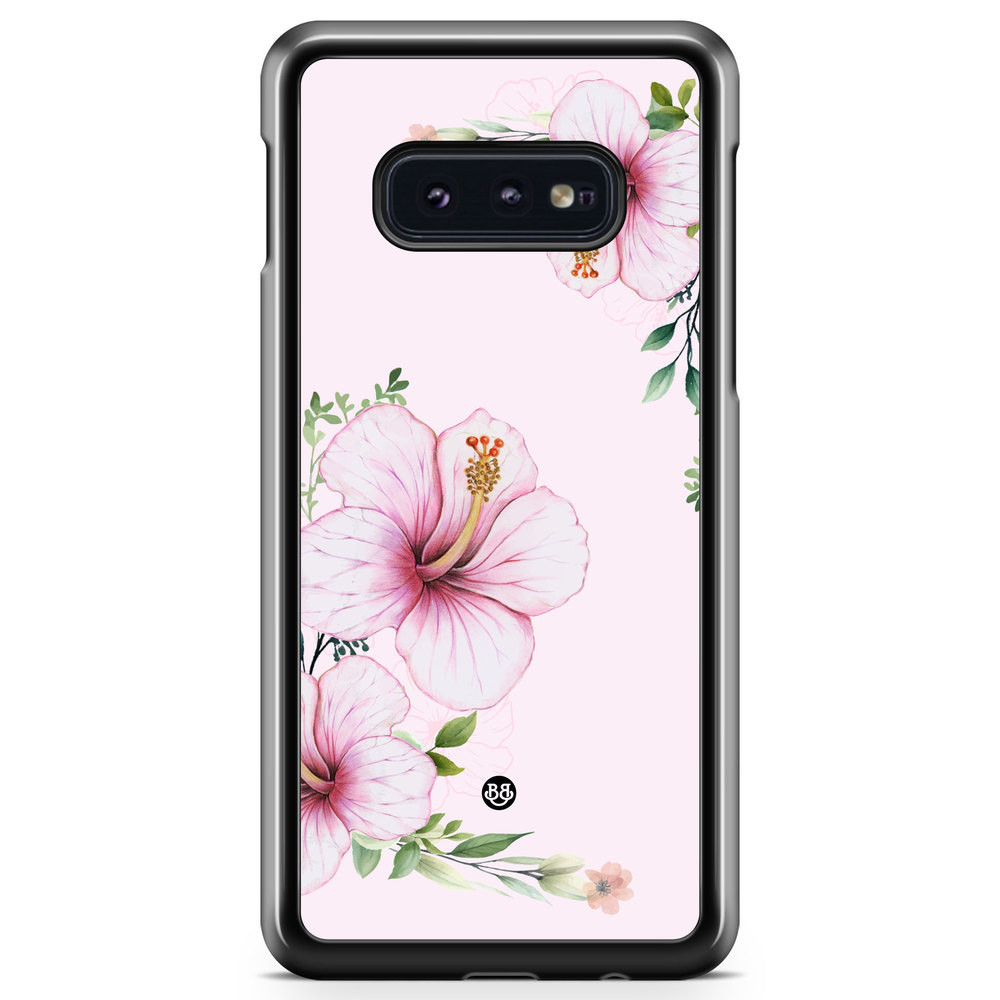 Samsung Galaxy S10e Case - WILD BLOOM - Soft Hibiscus