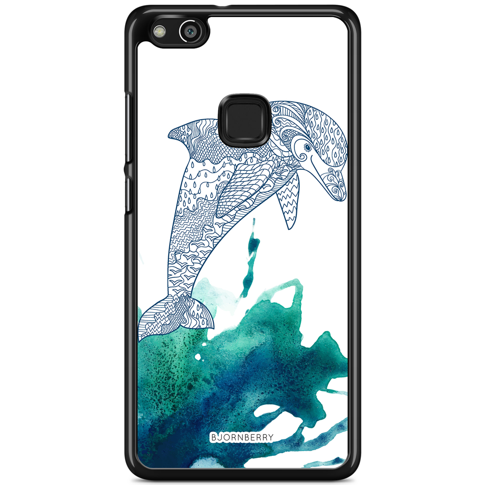 Huawei P10 Lite Case - Mandala Dolphine