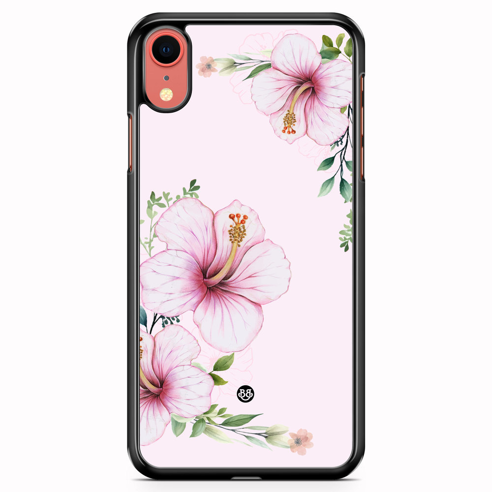 iPhone XR Case - WILD BLOOM - Soft Hibiscus