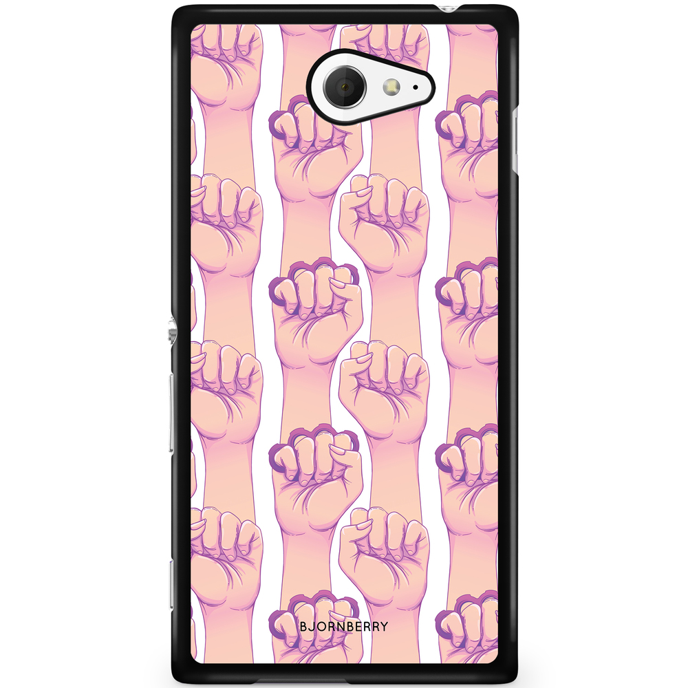 Sony Xperia M2 Aqua Case - Hand Pattern
