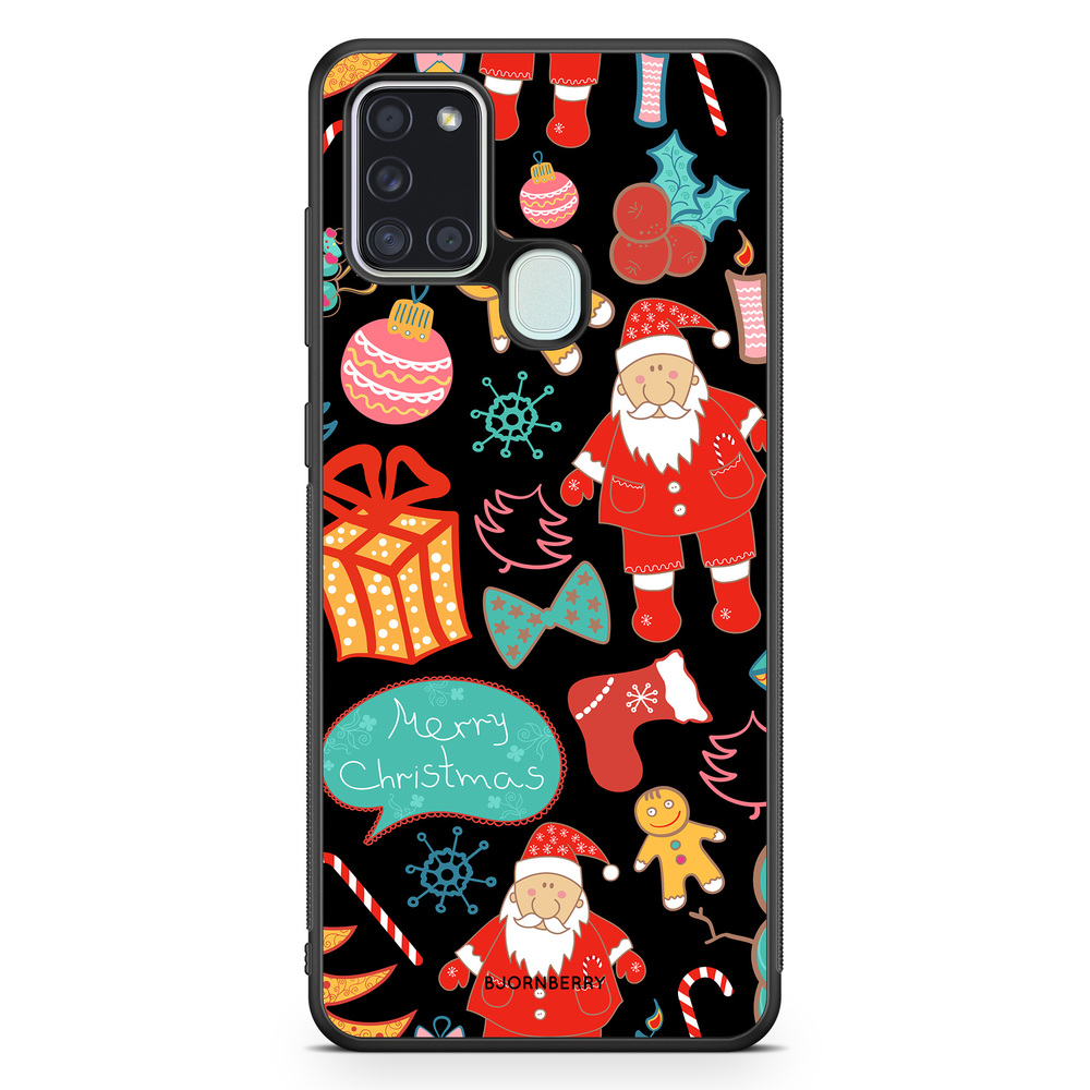 Samsung Galaxy A21s Case - Christmas Pattern