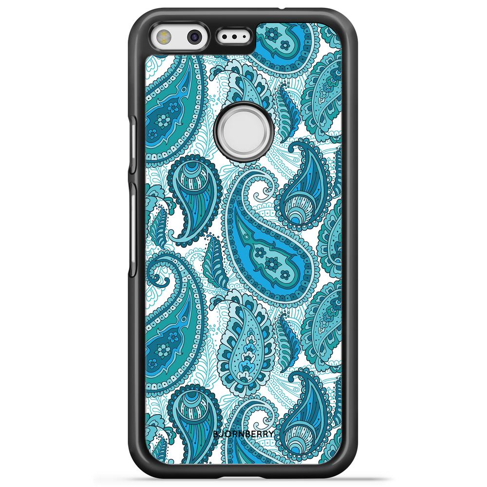 Google Pixel Case - Blue Paisley
