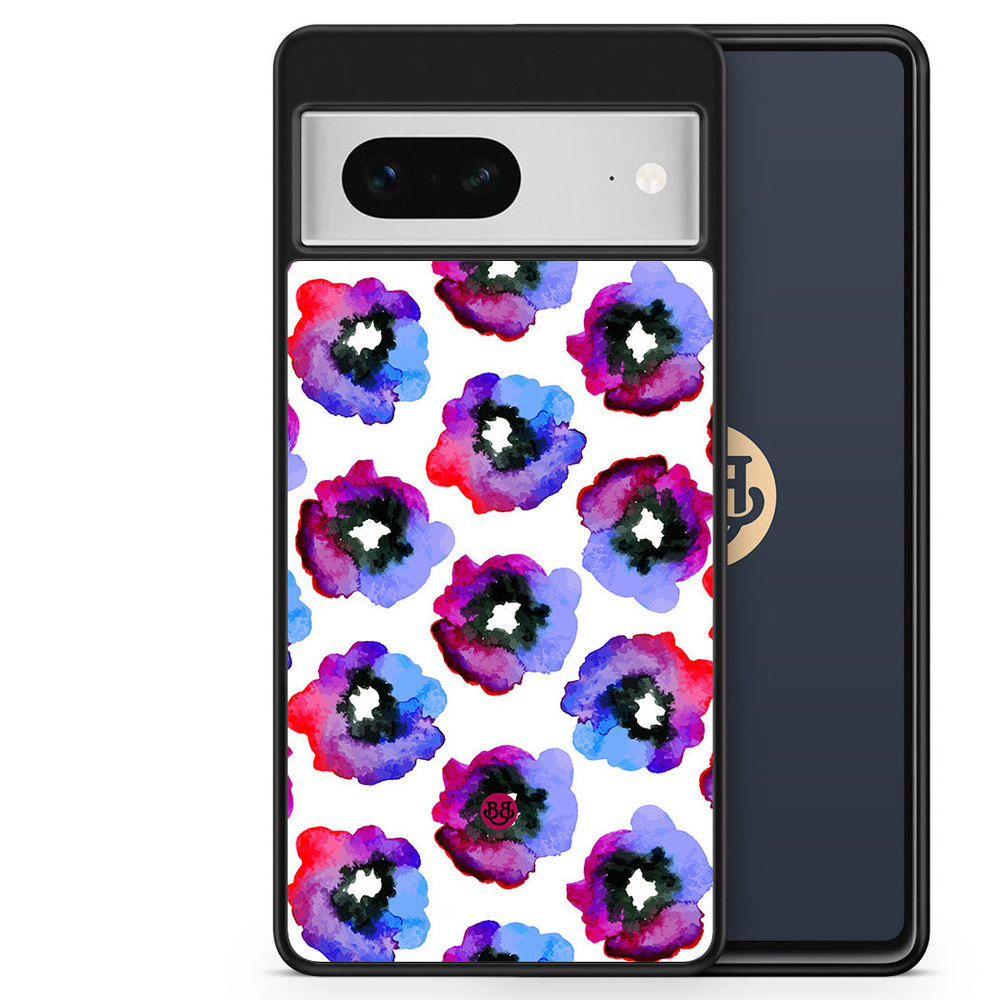 Google Pixel 7 Case - Violet Flowers
