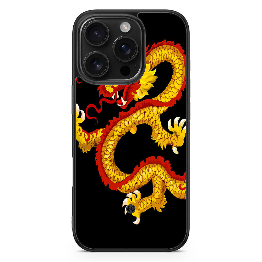 iPhone 16 Pro Case - Yellow Dragon