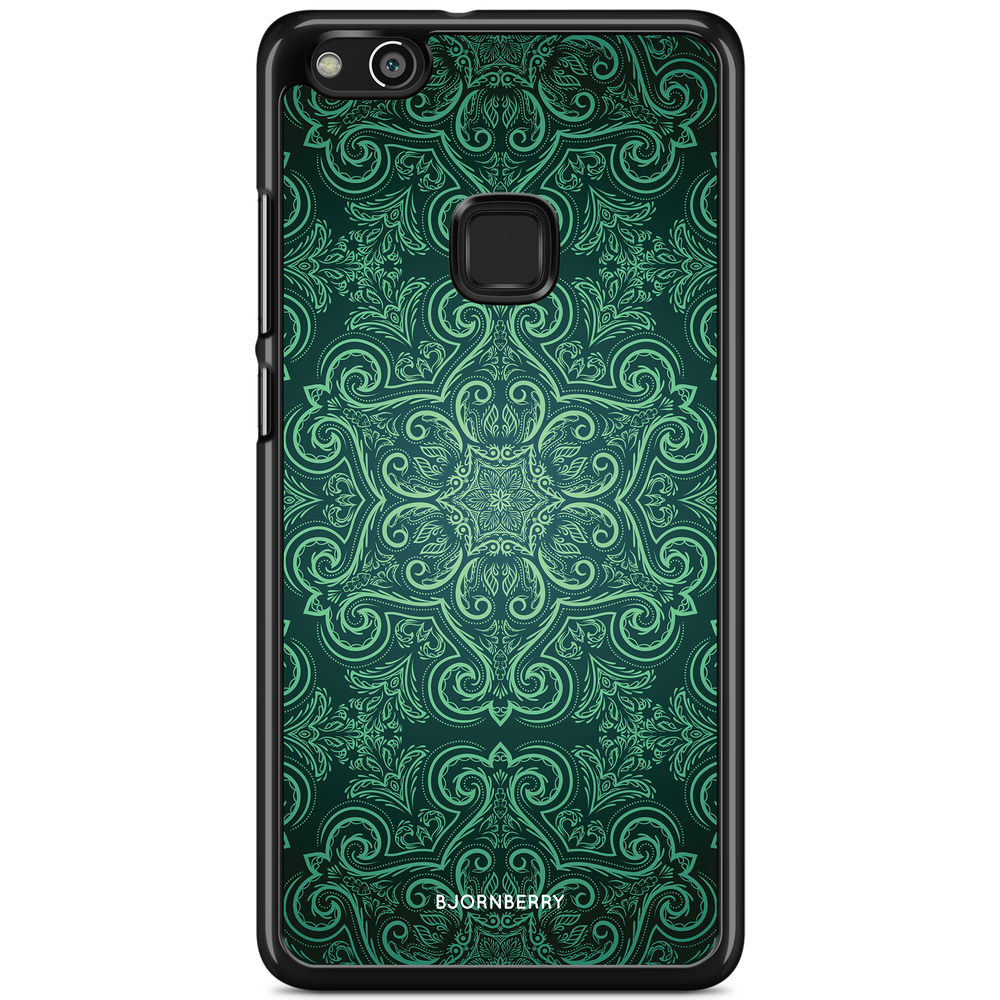 Huawei P10 Lite Case - Green Retro Pattern