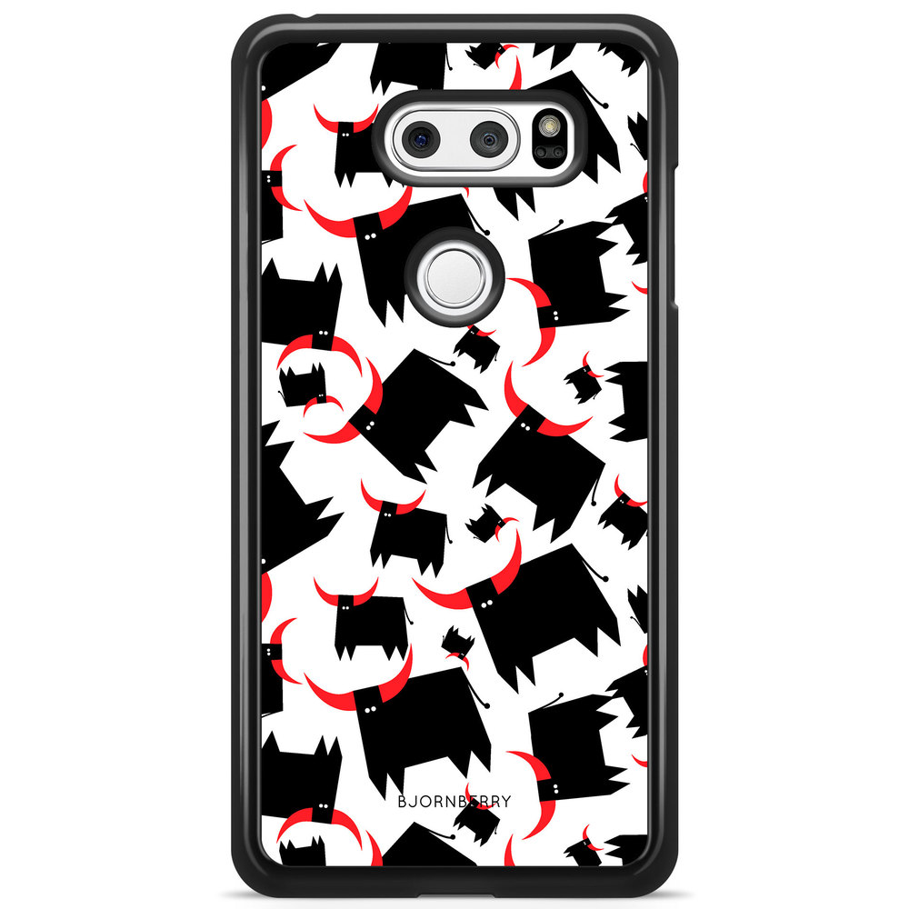 LG V30 Case - Bull Red Horns