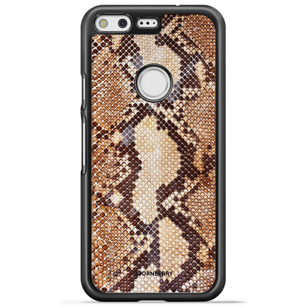 Google Pixel Case - Snakeskin Brown