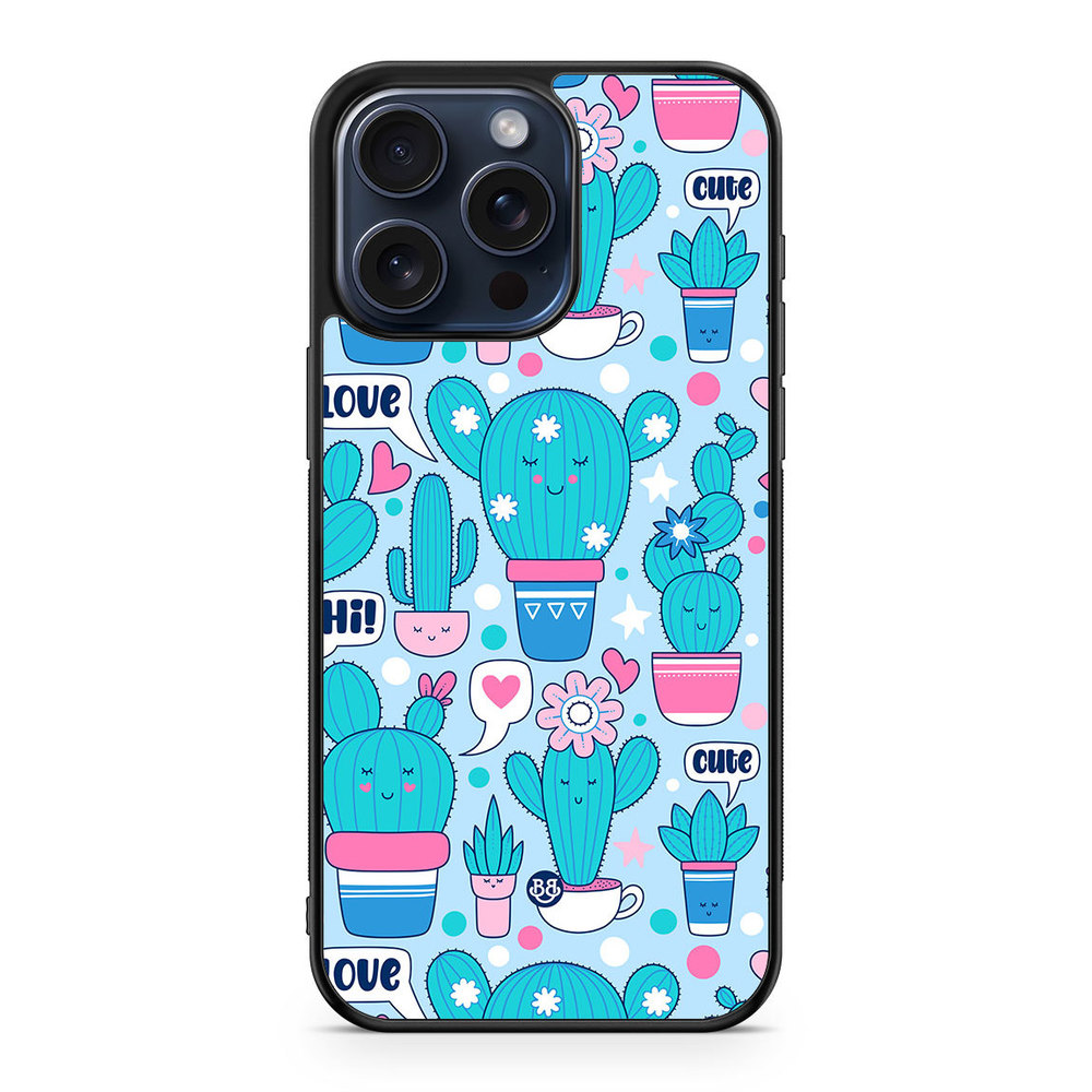 iPhone 15 Pro Max Case - Cute Cactus