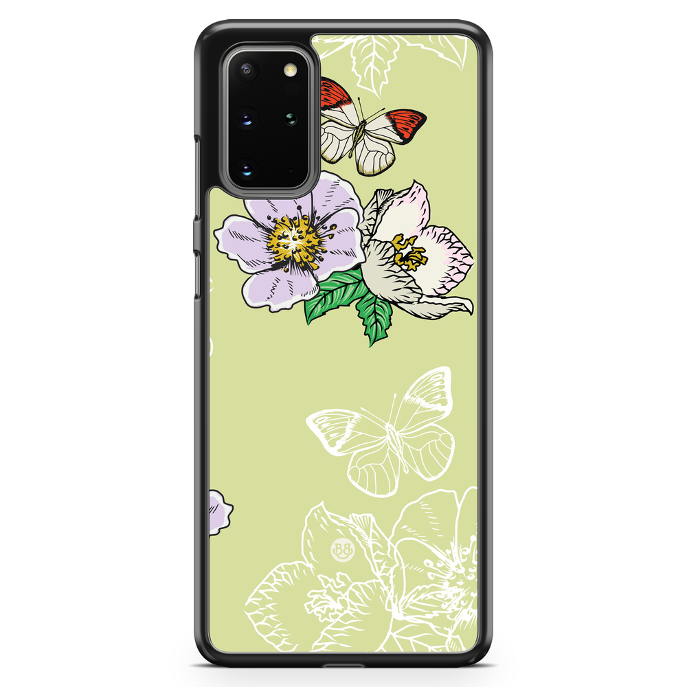 Samsung Galaxy S20 Plus Case - Butterfly Flower