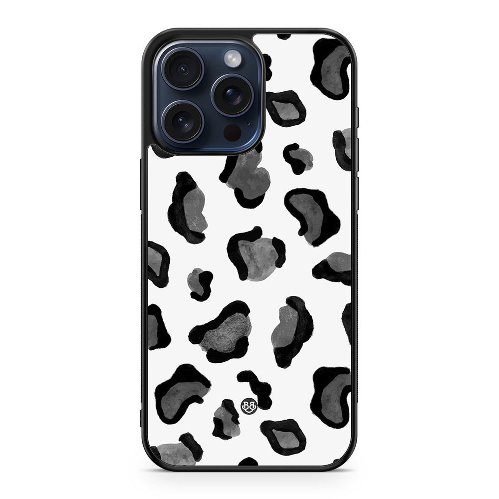 iPhone 15 Pro Max Case - Grey Leopard
