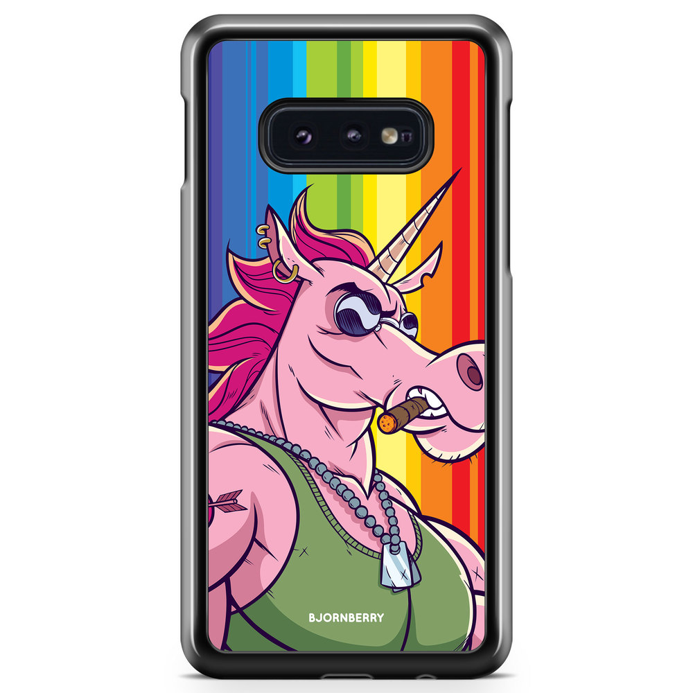 Samsung Galaxy S10e Case - Muscle Unicorn
