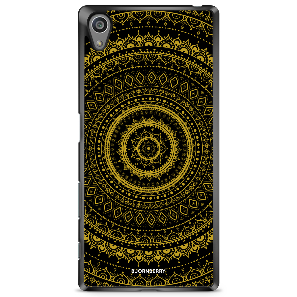 Sony Xperia Z5 Premium Case - Black Gold Mandala