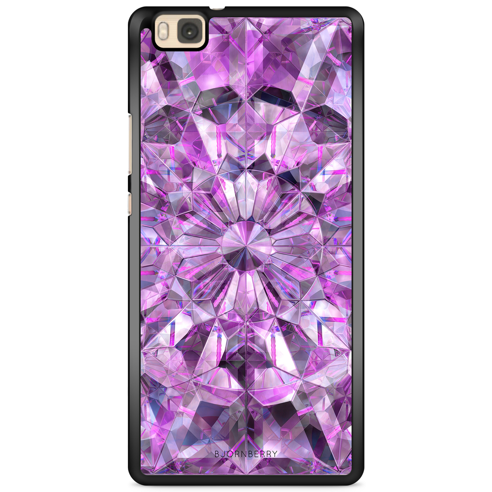 Huawei P8 Lite Case - Purple Crystals