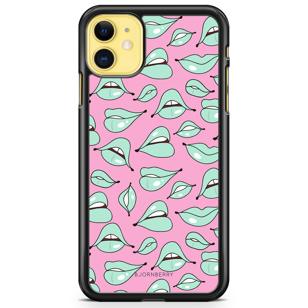 iPhone 11 Case - Green Lips