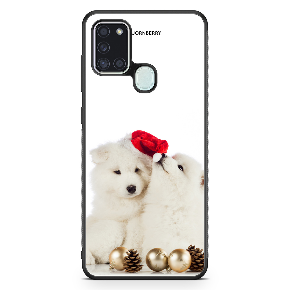 Samsung Galaxy A21s Case - Christmas Dogs