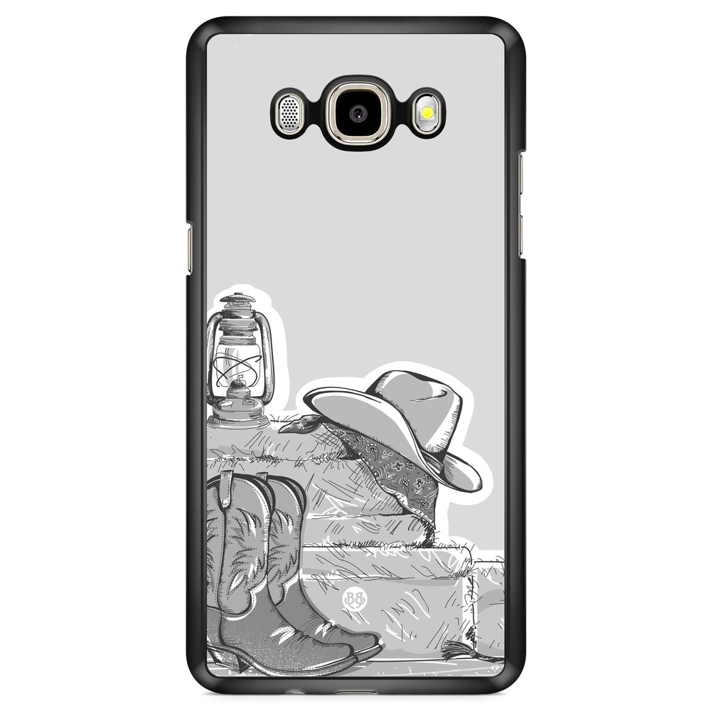 Samsung Galaxy J7 (2016) Case - Western Black/White