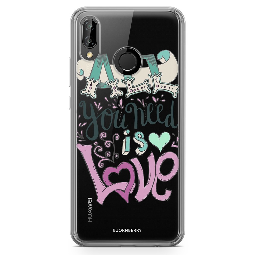 Huawei P20 Lite Fashion Case - All You Need Is Love