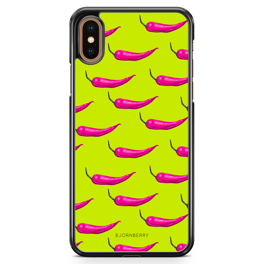 iPhone XS Max Case - Chilli Pattern