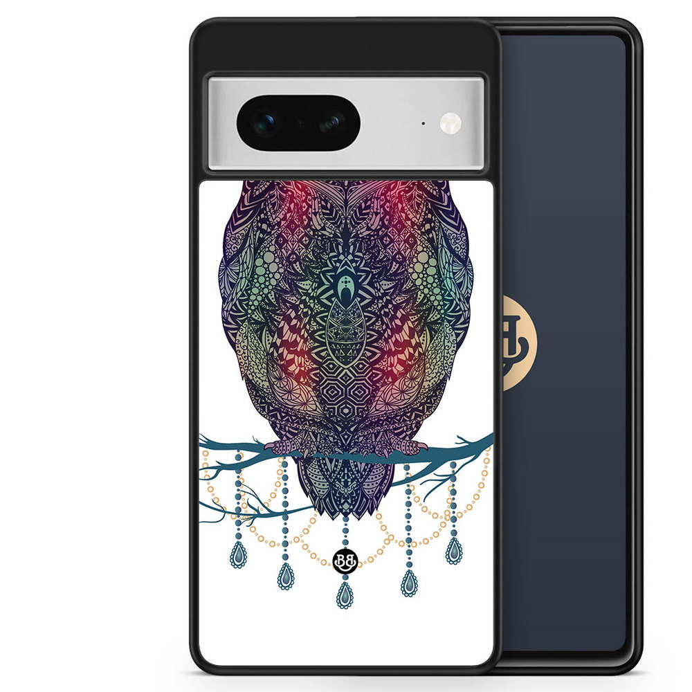 Google Pixel 7 Case - Mandala Owl