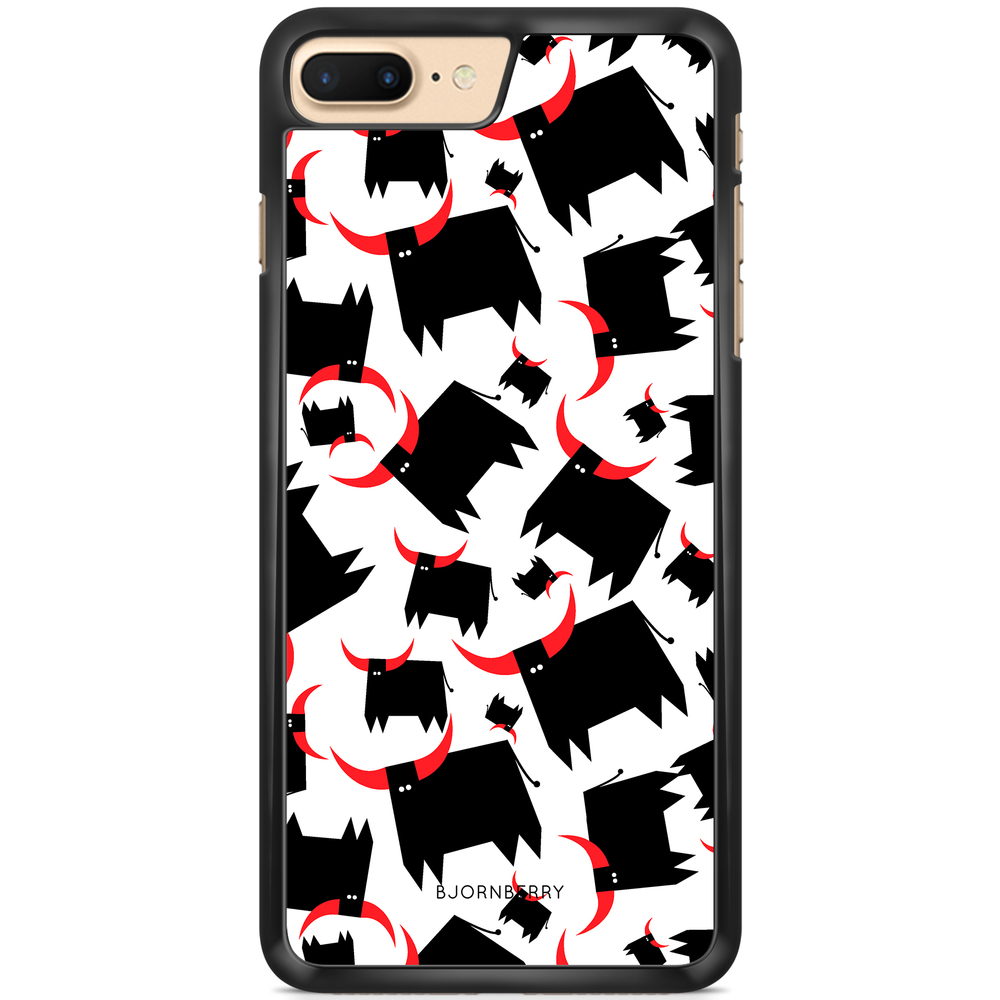 iPhone 7 Plus Case - Bull Red Horns