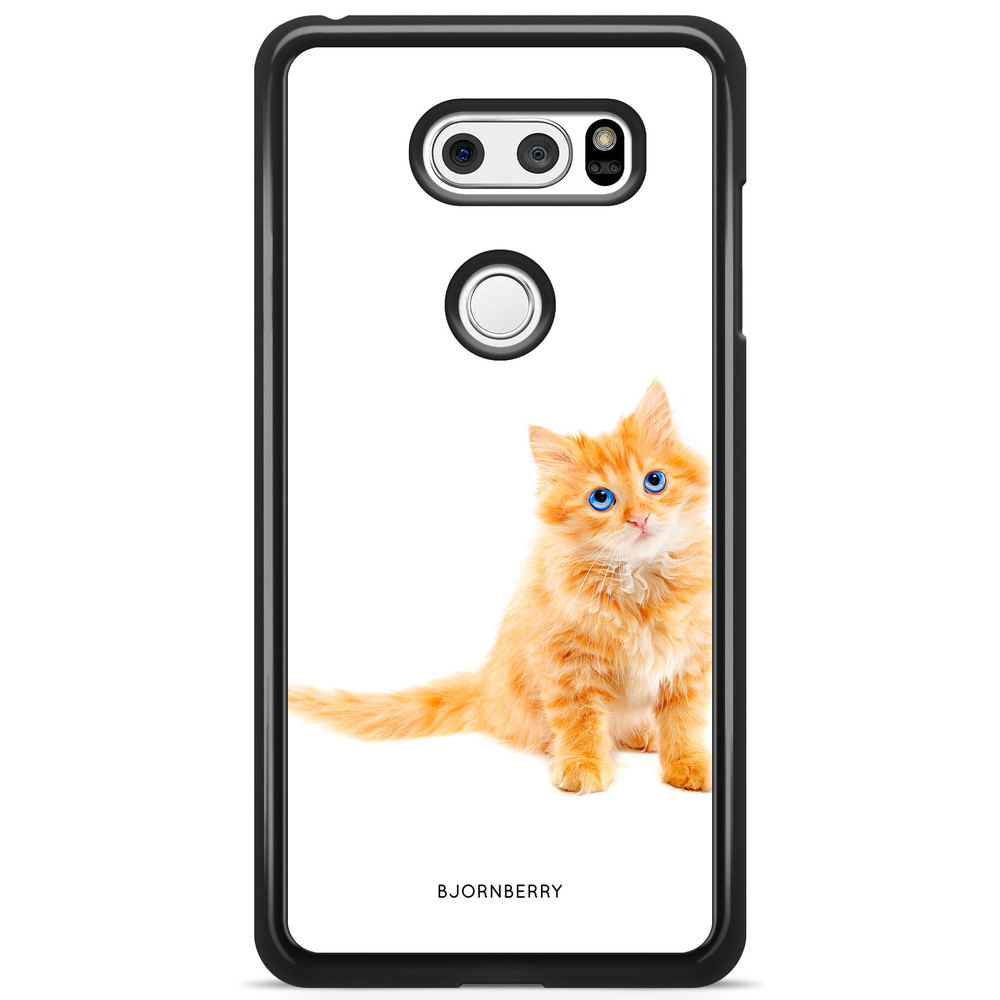 LG V30 Case - Small Brown Cat