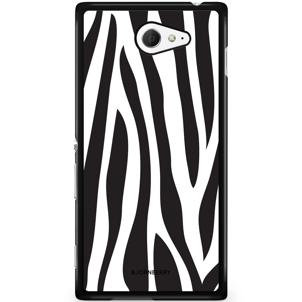 Sony Xperia M2 Aqua Case - Zebra
