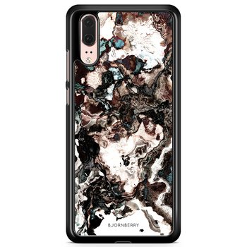 Huawei P20 Skal - Brun Marmor