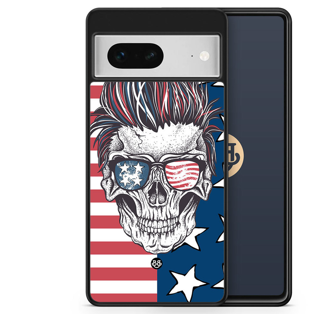 Google Pixel 7 Case - USA Skull