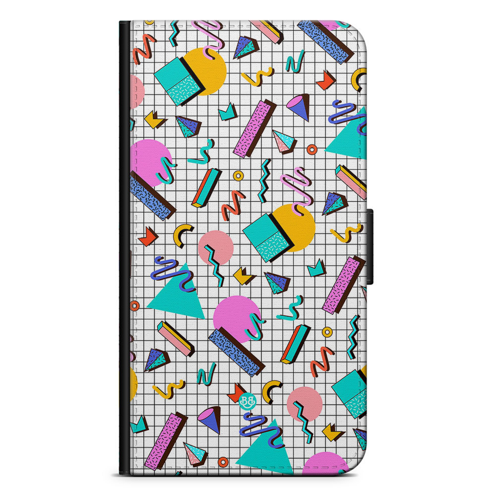 Samsung Galaxy A13 Wallet Case - 80s Pattern