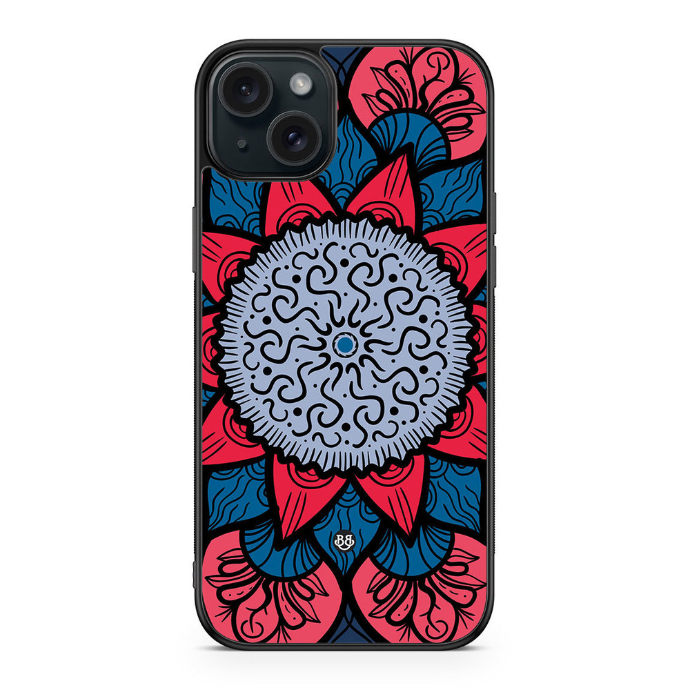 iPhone 15 Plus Case - Blue Mandala