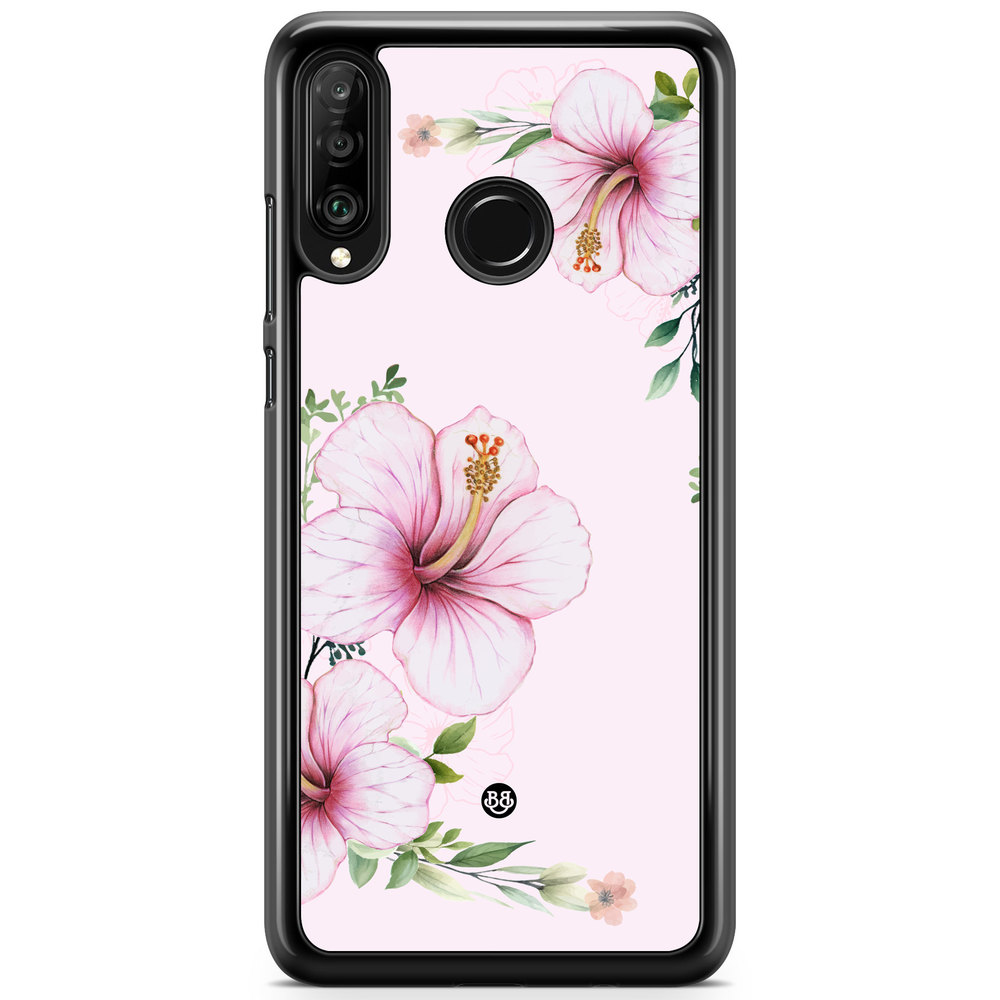 Huawei P30 Lite Case - WILD BLOOM - Soft Hibiscus