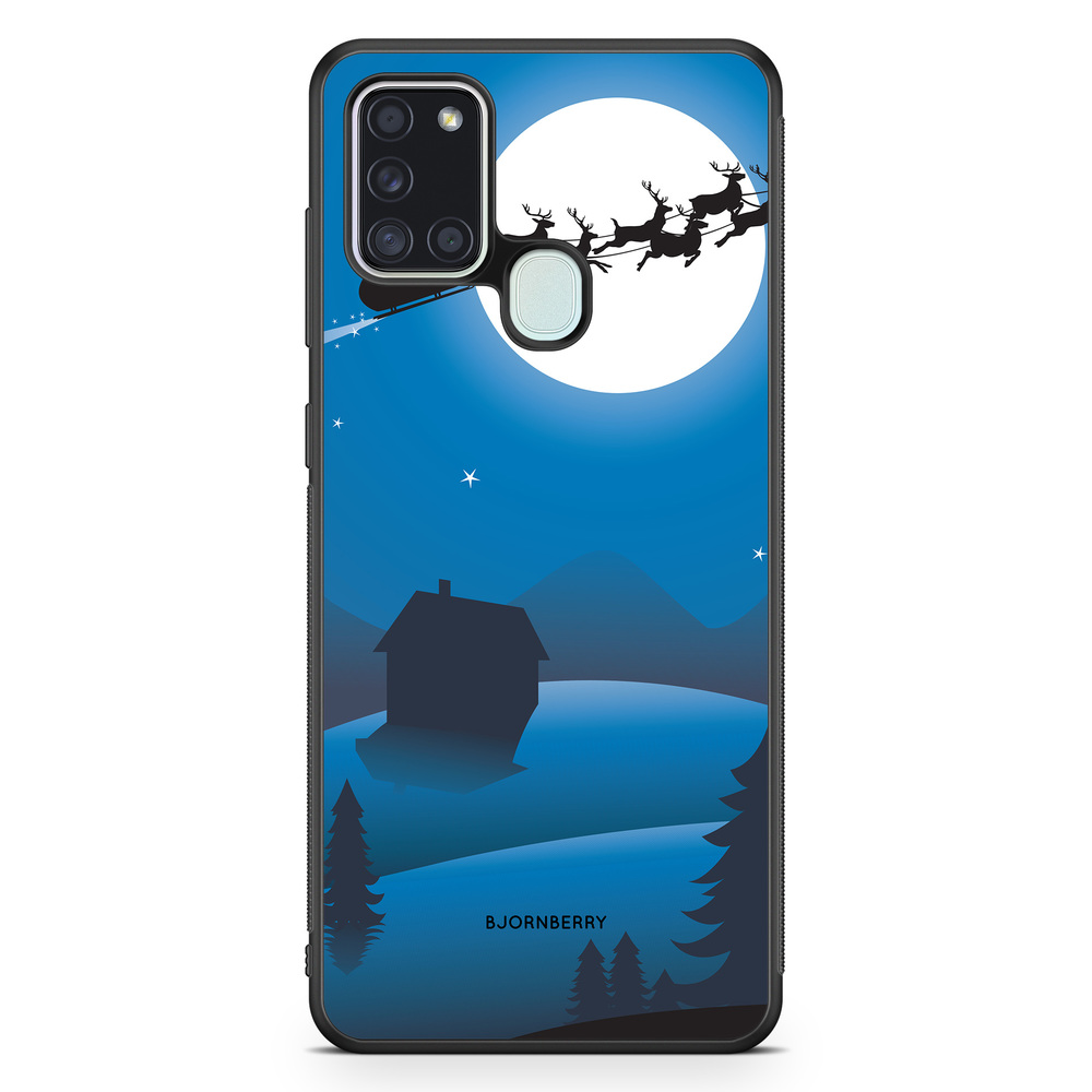 Samsung Galaxy A21s Case - Festive Sleigh