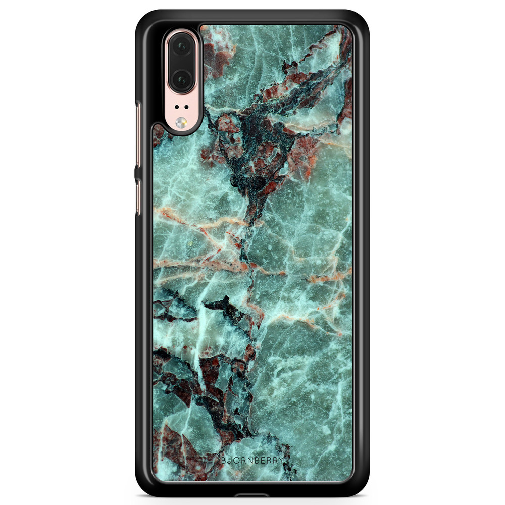 Huawei P20 Case - Green Marble
