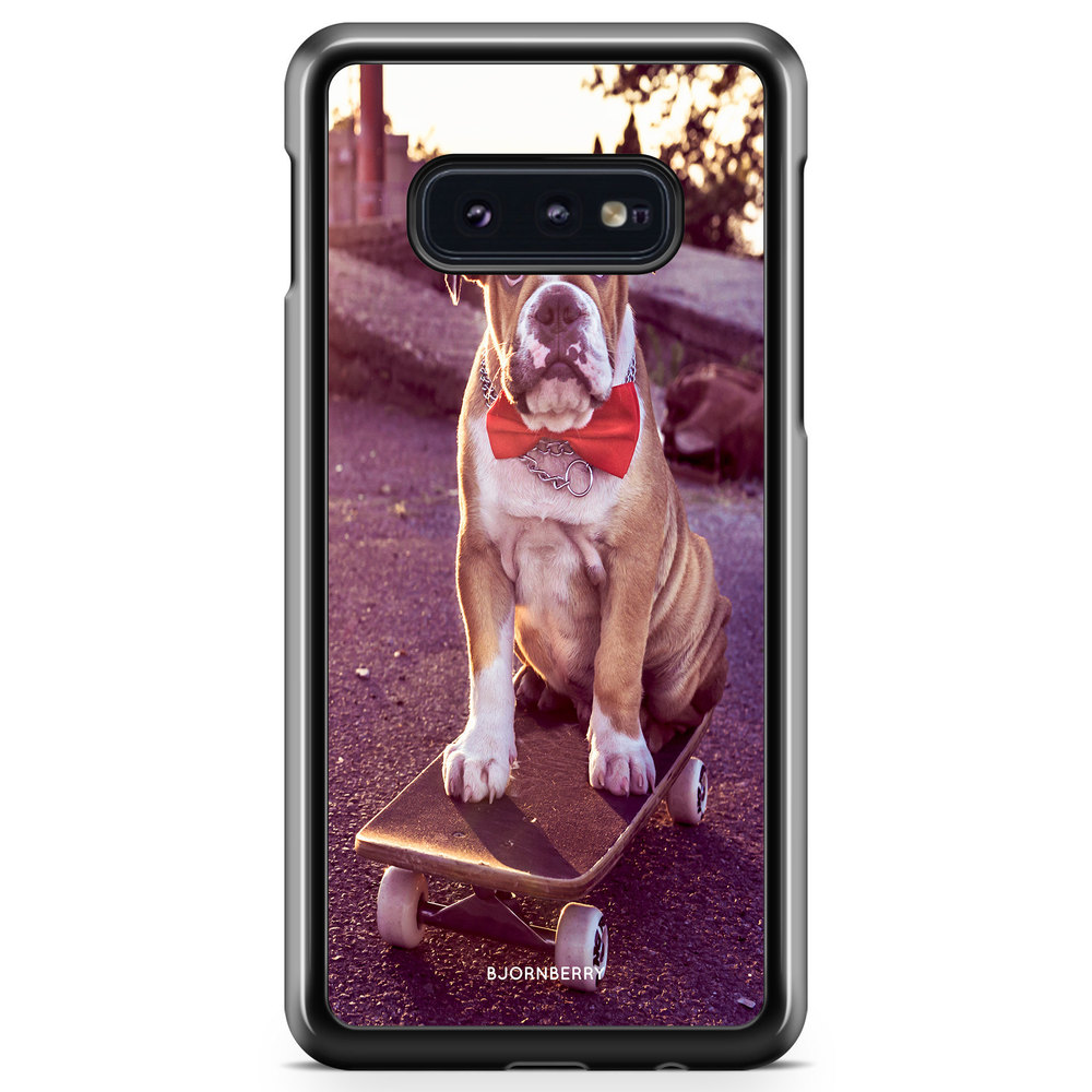 Samsung Galaxy S10e Skal - Bulldog skateboard