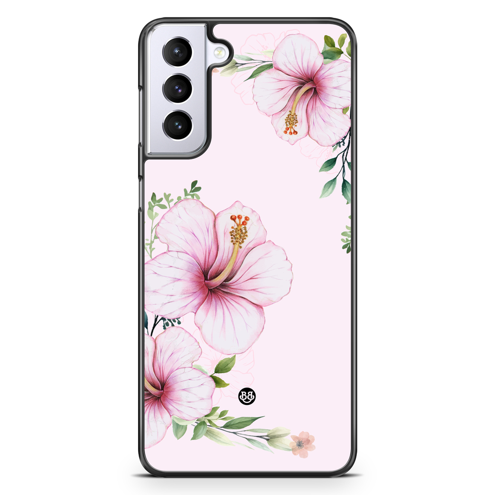 Samsung Galaxy S21 Plus Case - WILD BLOOM - Soft Hibiscus