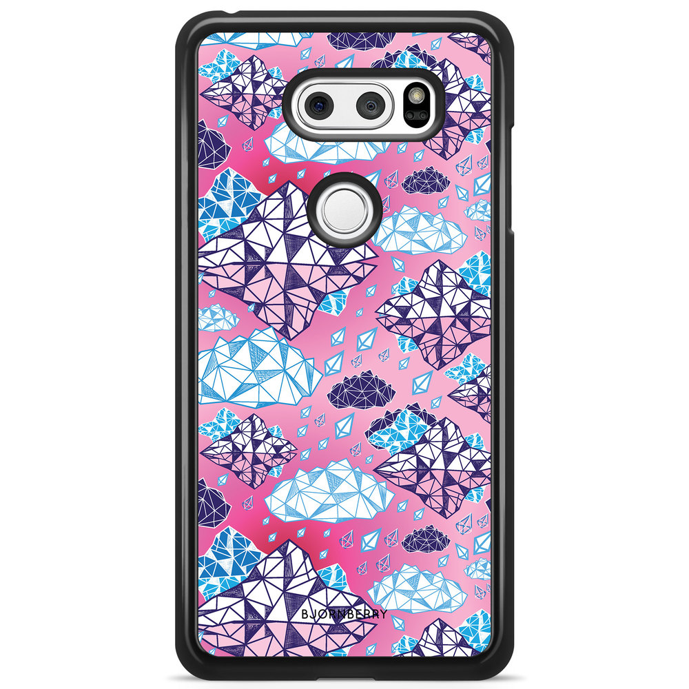 LG V30 Case - Geometric Clouds