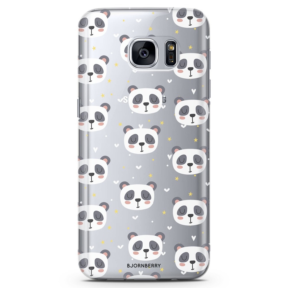 Samsung Galaxy S7 Edge TPU Case - Panda Pattern