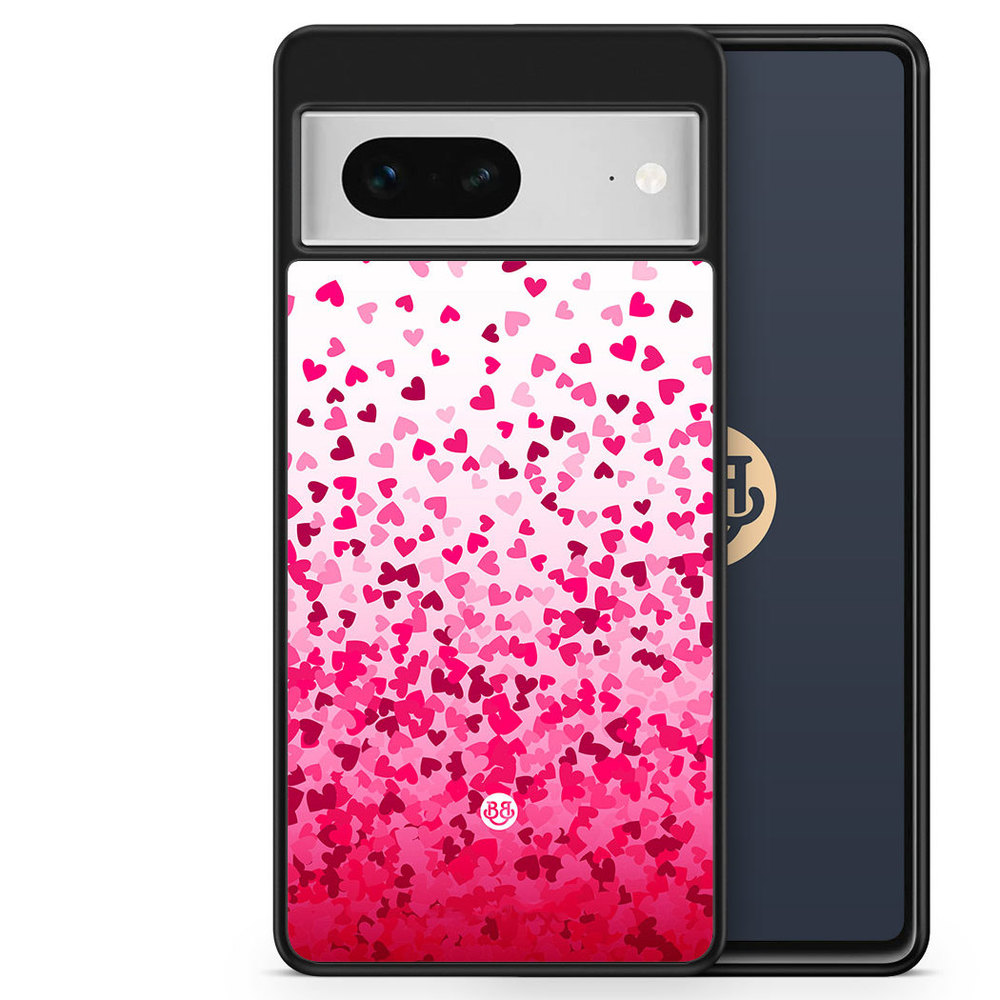 Google Pixel 7 Case - Heart Confetti