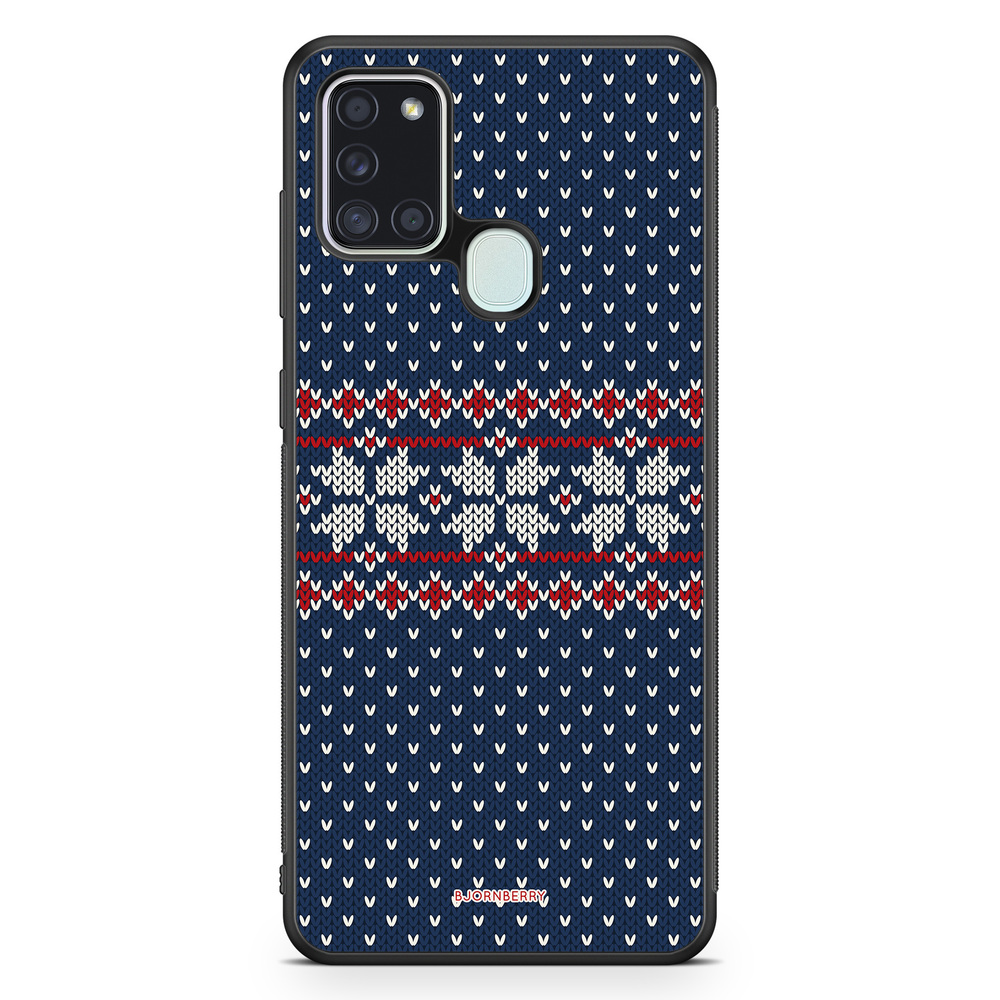 Samsung Galaxy A21s Case - Knitted Xmas