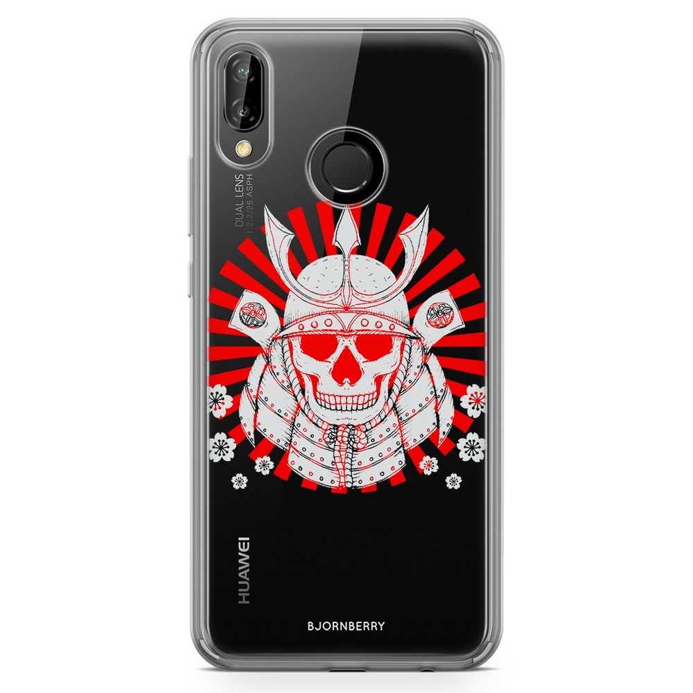 Huawei P20 Lite Fashion Case - Samurai Skull