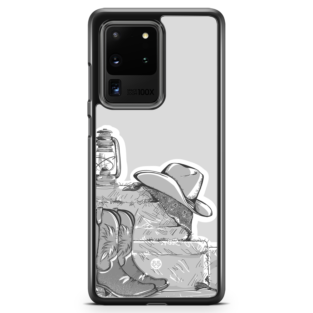 Samsung Galaxy S20 Ultra Case - Western Black/White