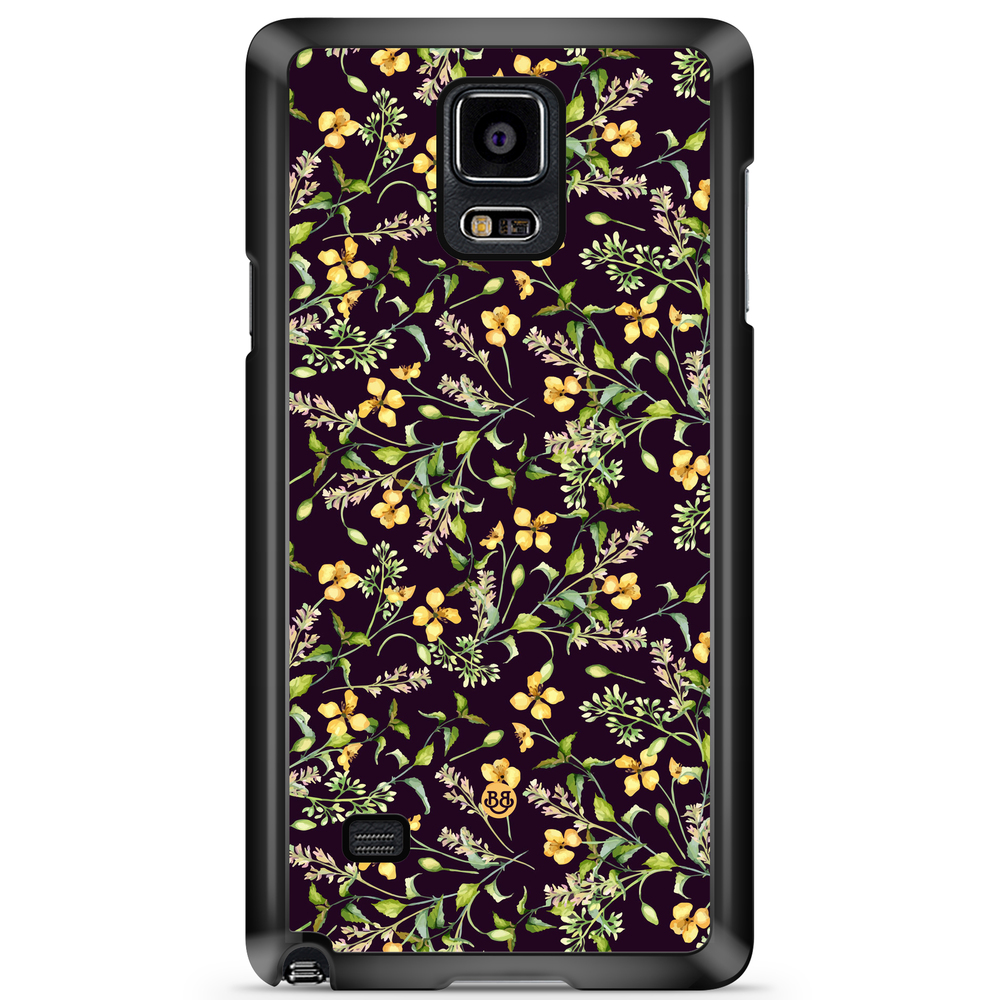 Samsung Galaxy Note 4 Case - WILD AUTUMN - Frosted Flora