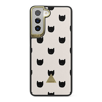 Naive Samsung Galaxy S21 Skal - Cat Faces