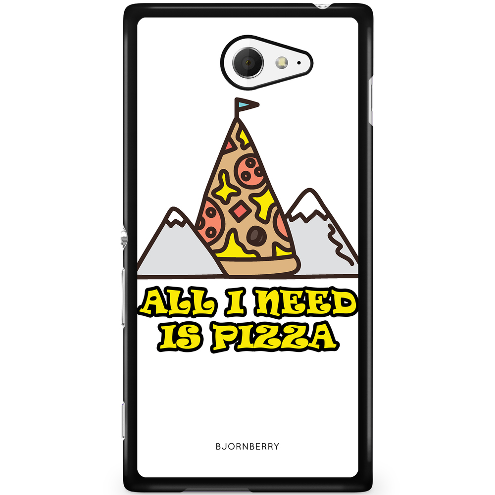 Sony Xperia M2 Aqua Skal - All i need is pizza