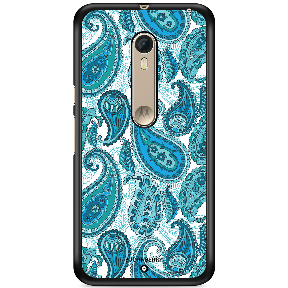 Moto X Style Case - Blue Paisley