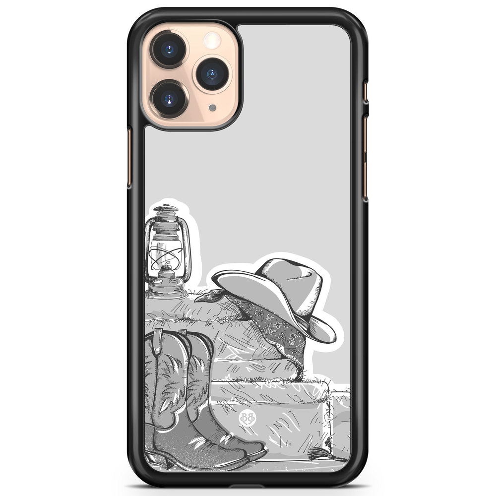 iPhone 11 Pro Max Case - Western Black/White