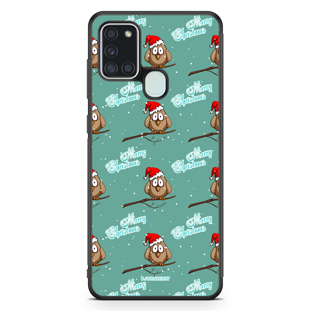 Samsung Galaxy A21s Case - Xmas Sparrows
